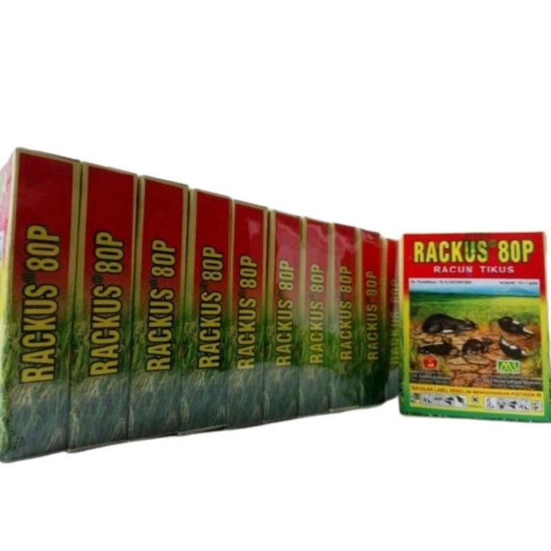 RACKUS 80P RACUN TIKUS PEMBASMI HAMA ISI 10 BUNGKUS