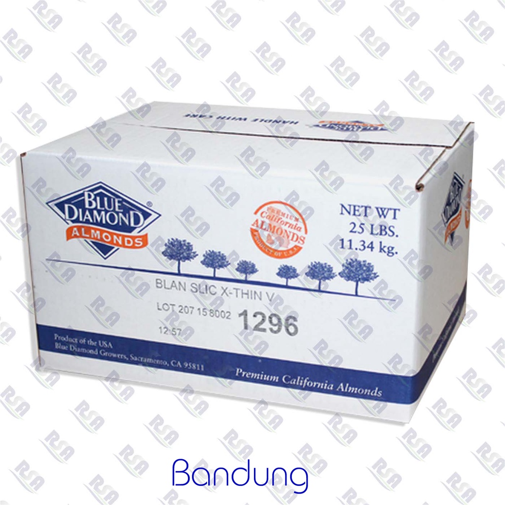 

Almond Slice Blue Diamond 11,34 Kg di Import dari USA