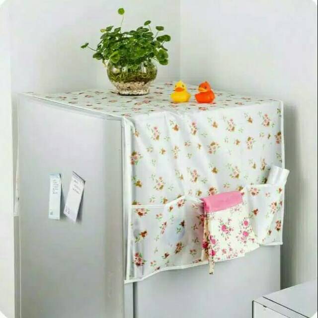 Taplak Penutup Kulkas Waterproof , Cover Kulkas Waterproof , Taplak Kulkas Anti Air Termurah
