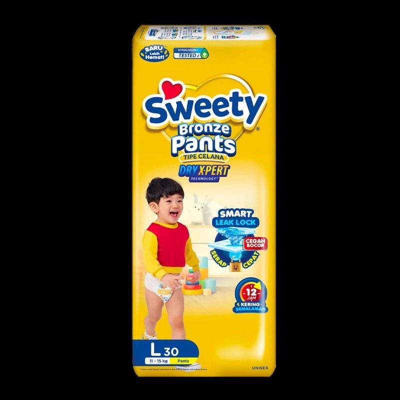 POPOK PAMPERS Sweety bronze L30 TYPE celana POPOK SWEETY SILVER PANTS UKURAN XL26 TYPE CELANA Popok bayi sweety bronze | sweety silver | Baby happy | mombaby |smile baby | hapy nappy