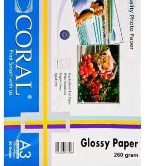 

➫ KERTAS PHOTO PHOTO PAPER A3 260 GRAM GLOSSY PHOTO PAPER KERTAS FOTO ❊