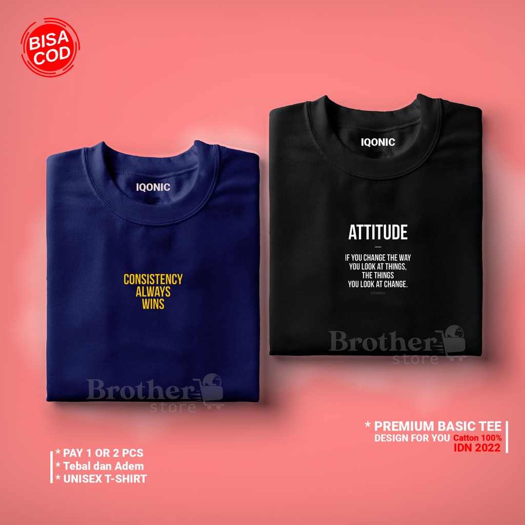 ( PROMO COD ) BROTHER STORE / Kaos Distro Pria / Kaos Distro100% Catoon Combed 24s / ArticelCATTD