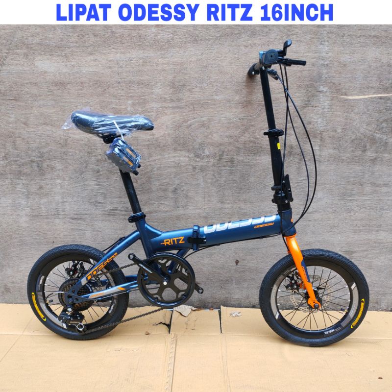 Sepeda Lipat Odessy Ritz 16Inch 7Sp Hi-ten stell