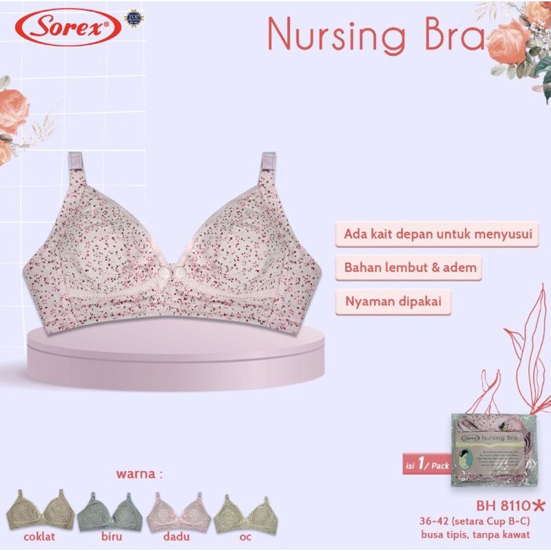 BH  MENYUSUI SOREX/NURSING BRA 8110