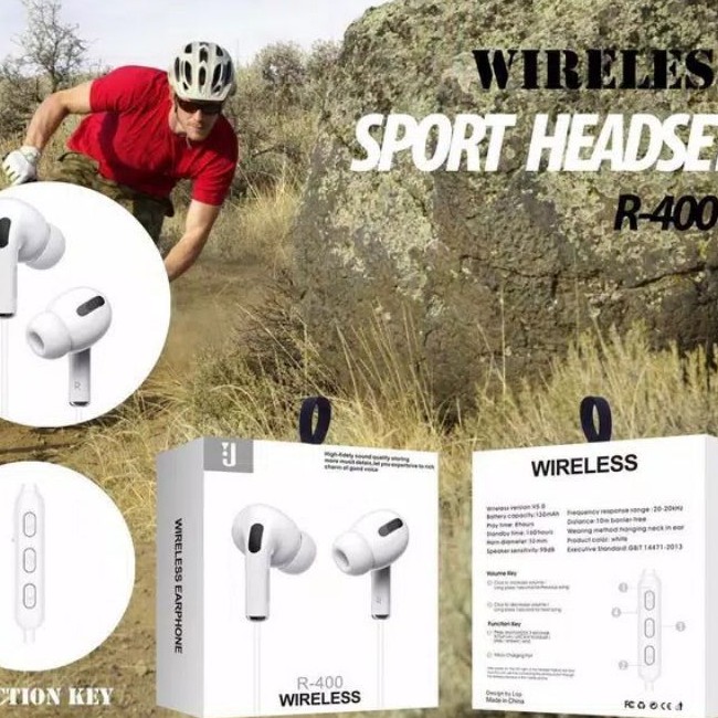 LC - Handsfree headset BLUETOOTH J R-400 - WIERLESS EARPHONE R400