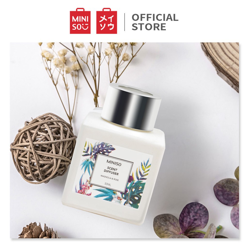 Miniso Official Sewangi Pengharum Ruangan Marble Series Aroma Scent/Scent Diffuser-Magnolia & Rose