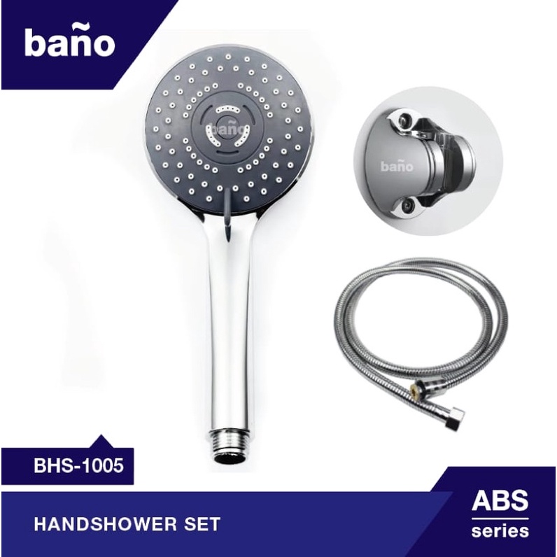 Hand shower Bano komplit set 3 mode spray