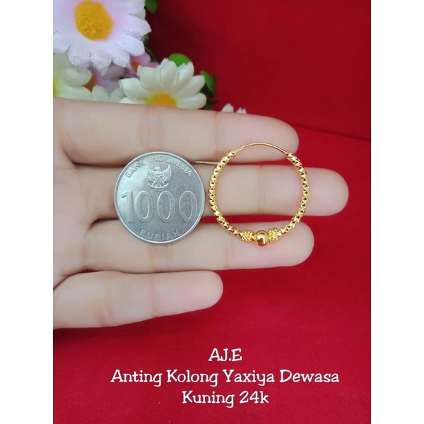 Anting Kolong dewasa warna 24k