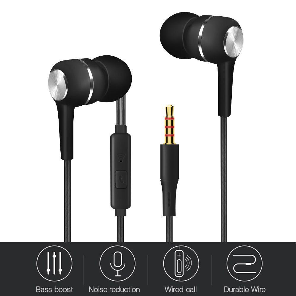 Headphone Stereo Nanas Musik Metal Smart Phones Sport Headset