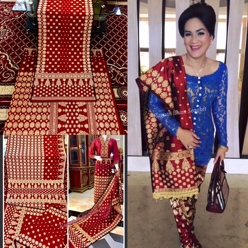 SONGKET TABUR ORI / Songket Tenun Palembang asli Tenun Tangan. (ilham Songket) diskon