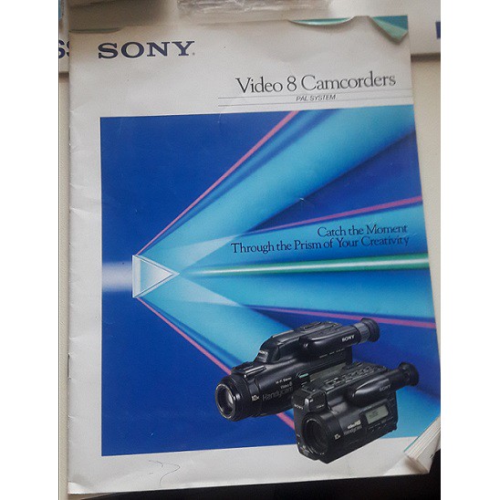 SONY Handycam Video 8 CCD-F500E Barang Lawas Lengkap dengan Box & Accessories