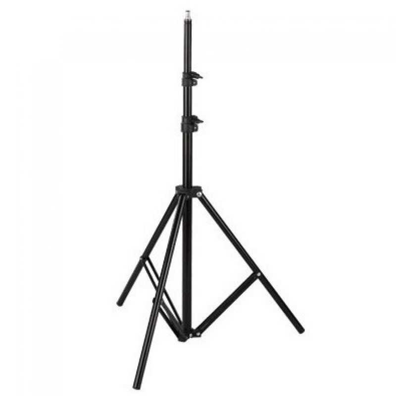 Tripod Lampu Studio Lighting Stand 3 Section Portable 2Meter 2.5Kg