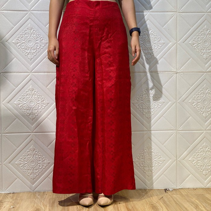Kulot polos viscose- lapis furing-Merah