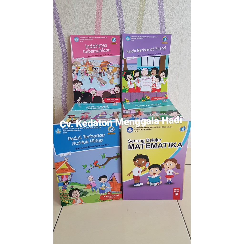 PROMO  PAKET BUKU KURIKULUM KELAS 4 TEMA 1 - 5 & PAI,MTK,PJOK