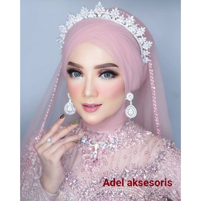 Hijab Peil Mutiara#Hijab Pengantin#Jilbab Pengantin