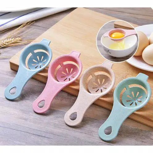 Vinztstore - Sendok Pemisah Putih Telur Egg Separator Alat Baking Penyaring Kuning Telur Wadah Egg White Separator Sendok Pemisah Telur Termurah