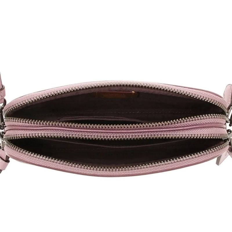 Coach Signature Coated Canvas And Leather Crossbody Bag (F31542)
