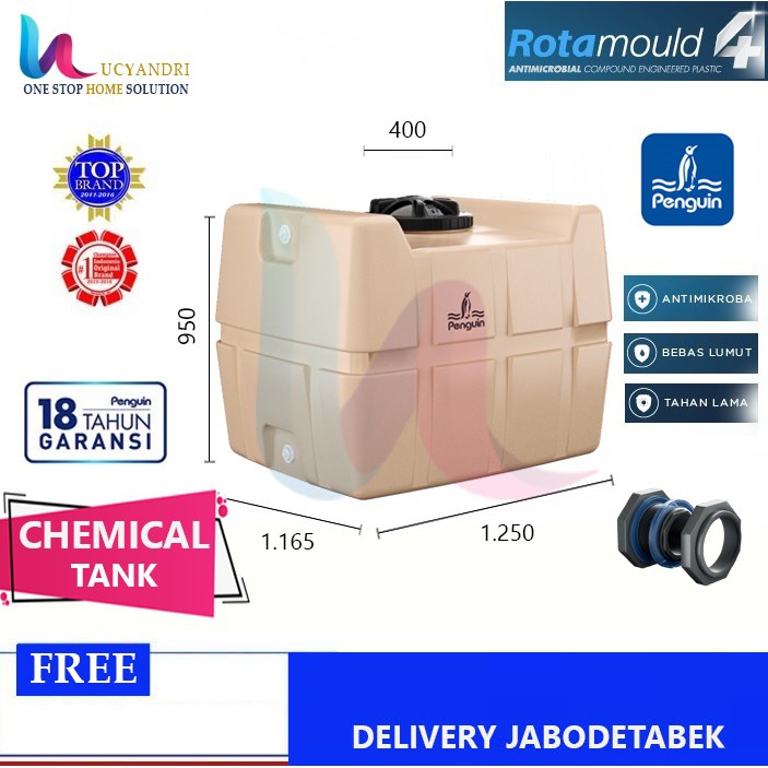 Penguin Tangki Air Kotak TE 100 KIMIA