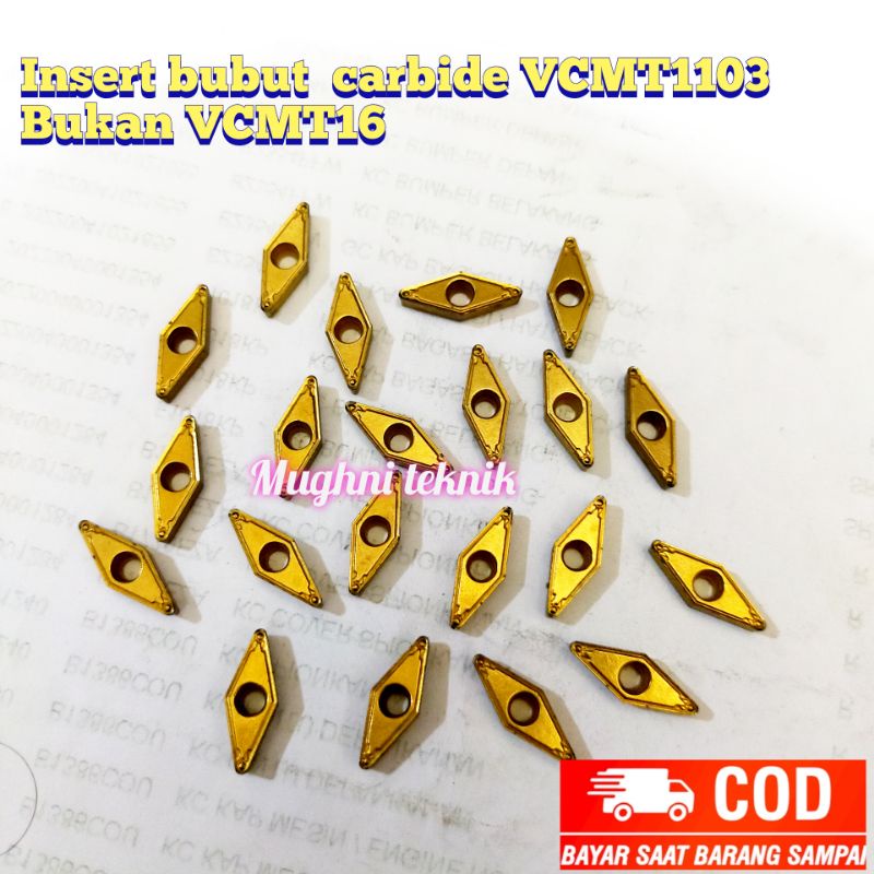 Insert bubut mata bubut pahat bubut VCMT11 VBMT11 bukan VCMT16 VBMT16