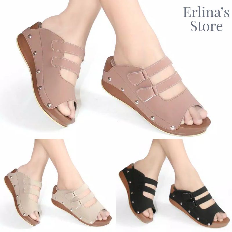 Wedges Wanita Casual Cantik Terbaru - Athena Series