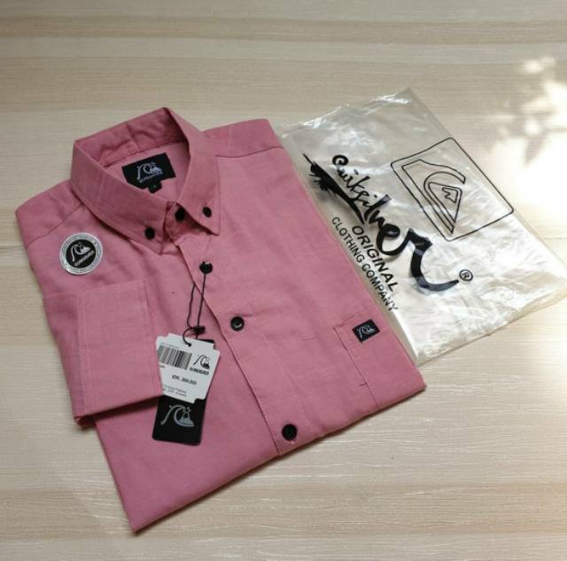 BROODIS KEMEJA POLOS FORMAL CASUAL BROKEN KHAKI LONG PRIA MODERN LIMITED TERBARU