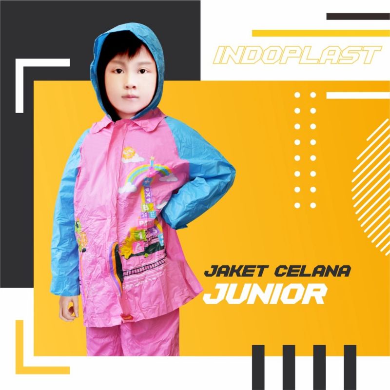 Jas Hujan Junior Anak Indoplast