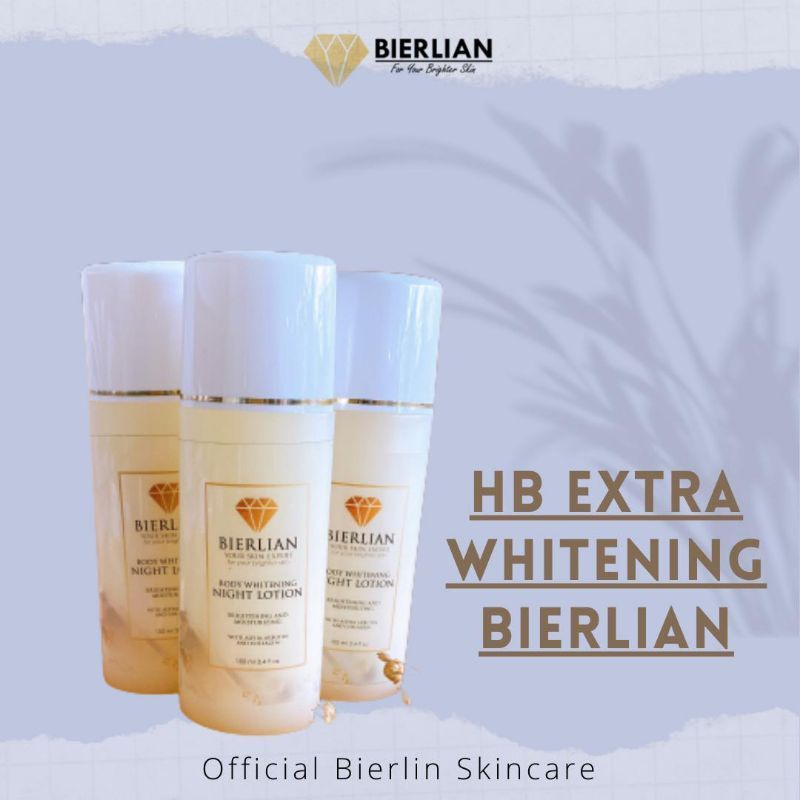 BIERLIAN HB EXTRA WHITENING#BODYLOTION #HB PEMUTIH PERMANEN#