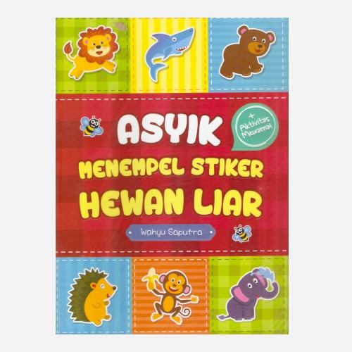 Asyik Menempel Stiker Hewan Liar
