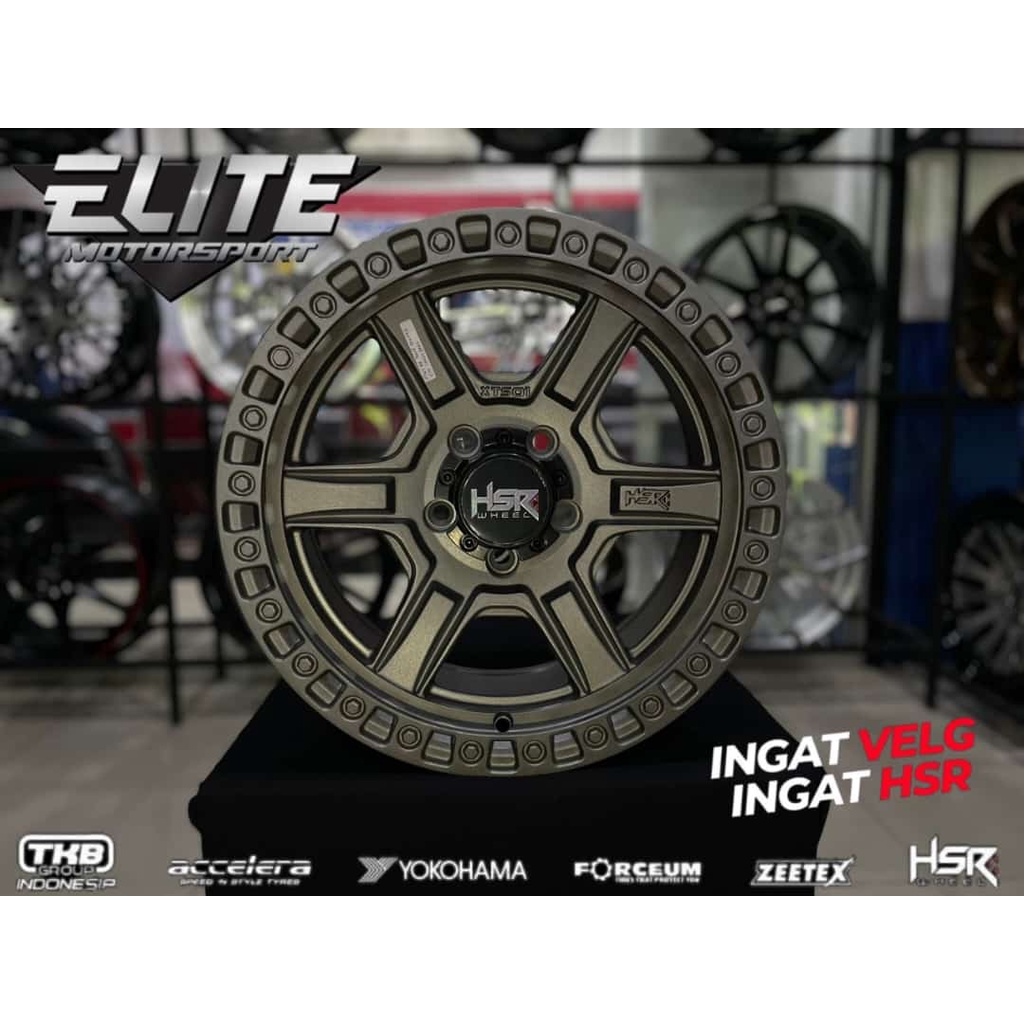 Velg Offroad Ring 16 Lebar 8 Pelak Mobil Hilux SC Innova Lubang 5 Pcd 114
