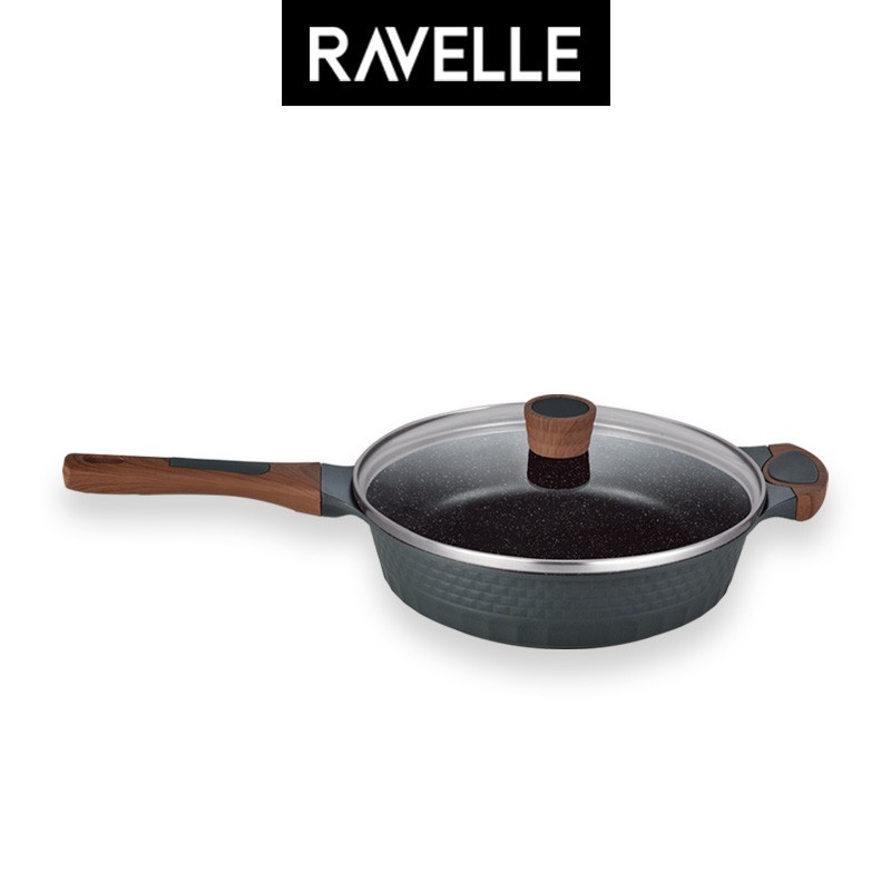 RAVELLE ROYALE Deep Fry Pan with Lid 28 cm Panci dengan Tutup