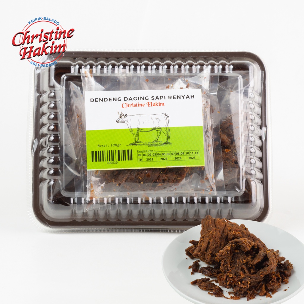 

Dendeng Daging Sapi Renyah 100gr Christine Hakim