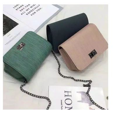 TAS IMPORT TAS FASHION TAS BATAM MURAH / Tas Selempang wanita serat kayu