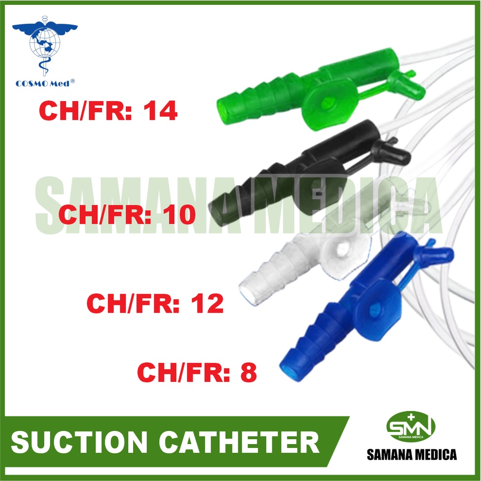 COSMOMED SUCTION CATHETER Alat Pembersih Jalan Nafas COSMOMED Kualitas Terbaik