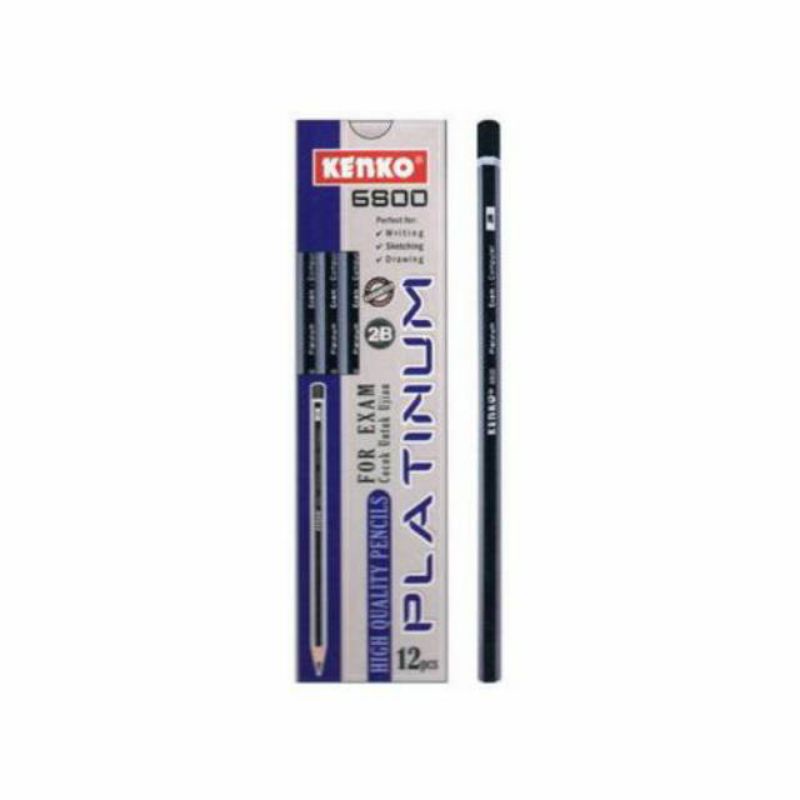 

Pensil Kenko 2B 6800 Platinum per pak termurah