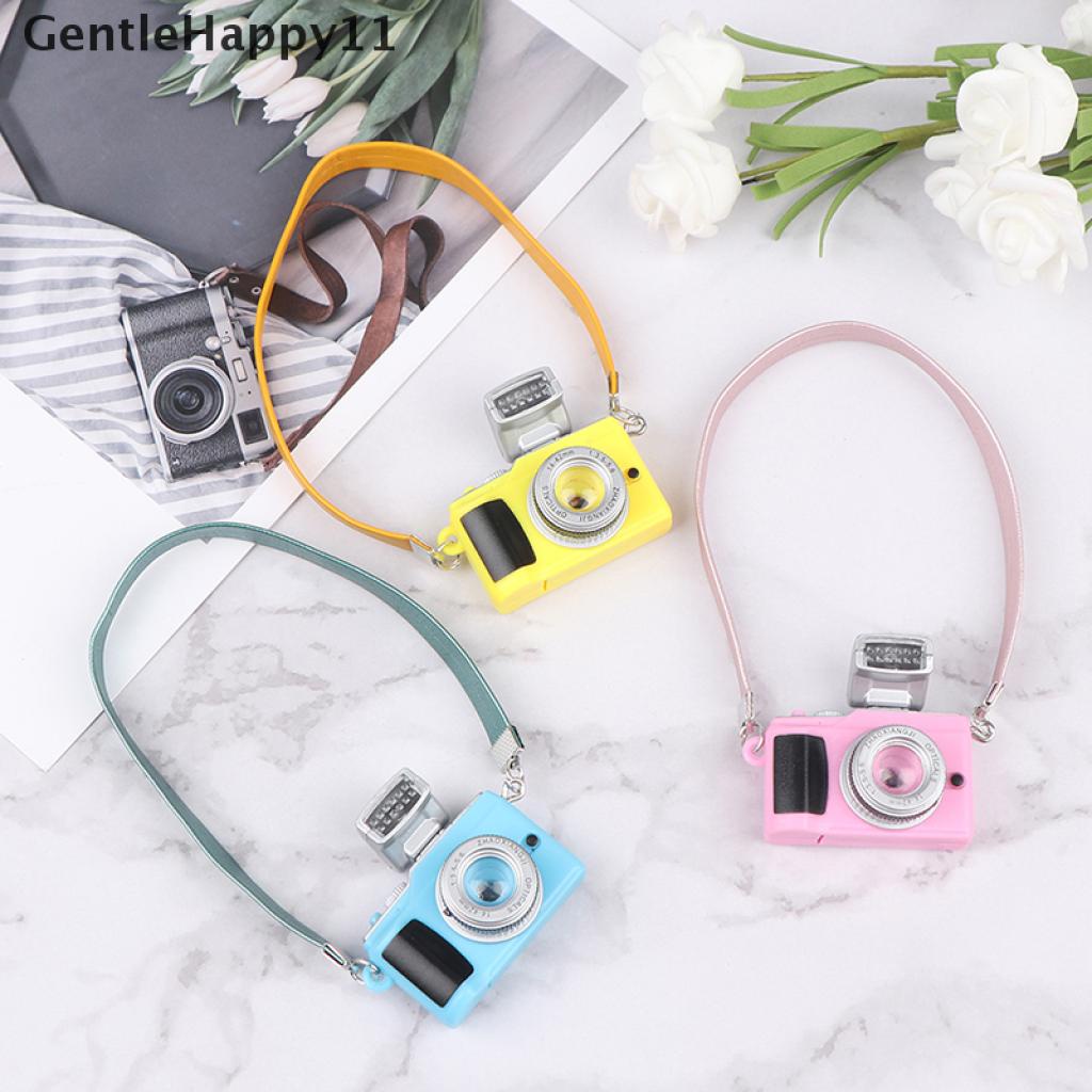 Gentlehappy Mainan Miniatur Kamera SLR Skala 1: 12 Untuk Dekorasi Rumah Boneka