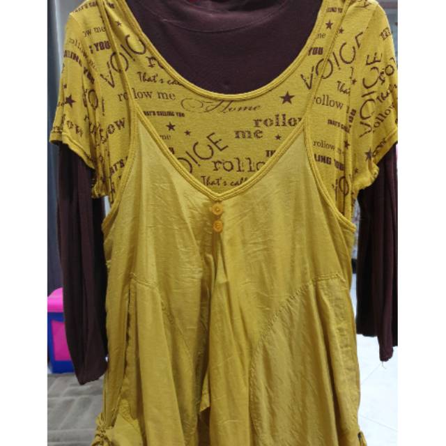 Kaos mustard allsize