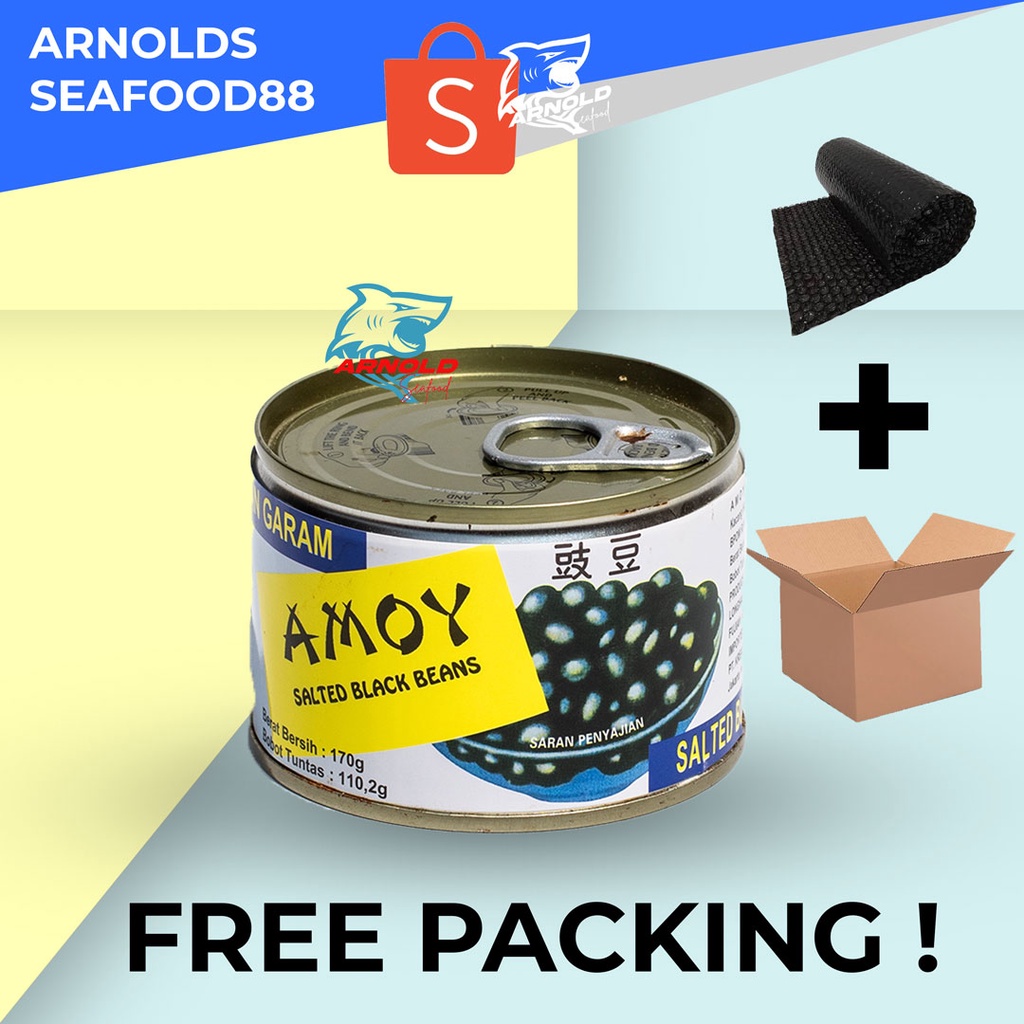 

Amoy Tausi Salted Black Beans 170gr / Kacang Hitam