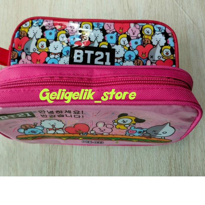 

✅Mantul ⚡ale❤ TEMPAT PENSIL / KOTAK PENSIL KAIN RESLETING MOTIF BTS / TAS PENSIL MURAH (1 PCS) termurah se indonesia
