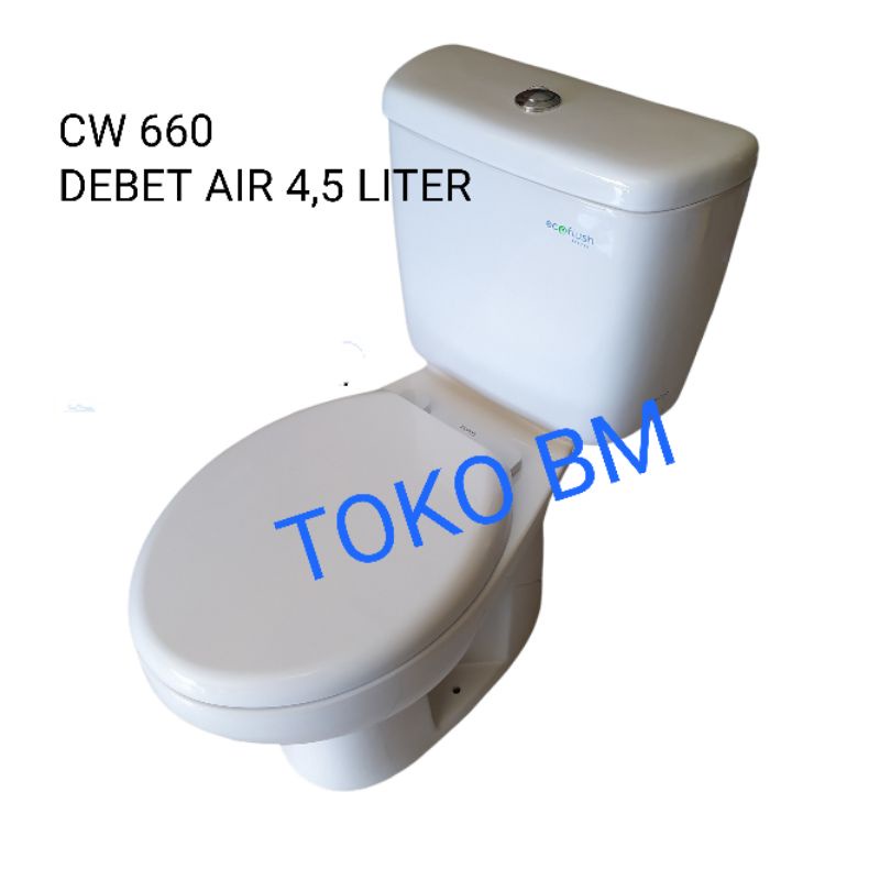 closet duduk toto cw660nj/closet duduk toto cw660nj cover softclosing/closet duduk toto As 23 cm