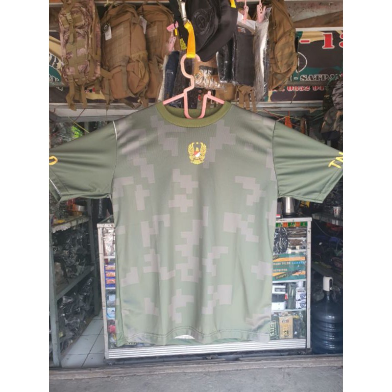 Kaos Jersey Dryfit TNI AD Model Jatah Kasad Fullprint