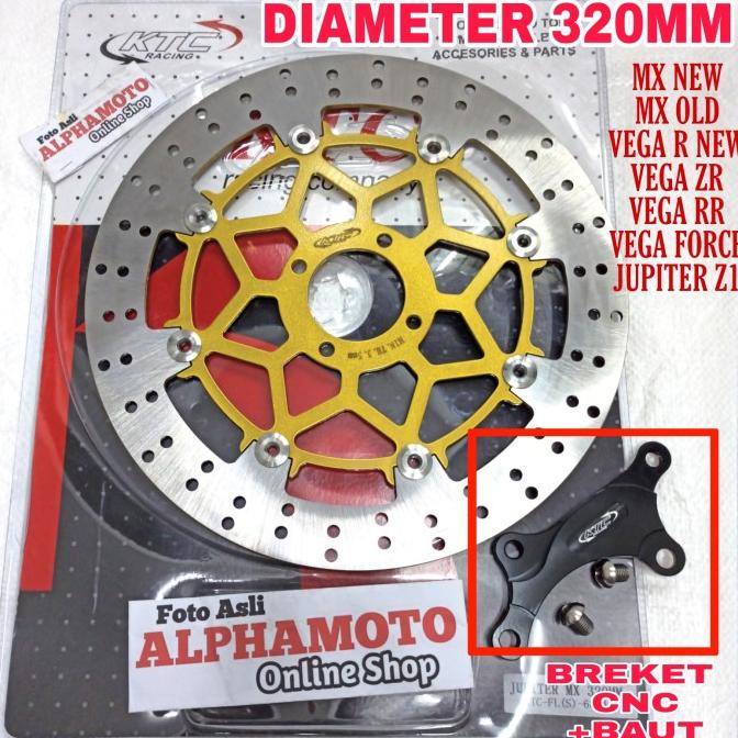 Disc ktc jupiter mx z1 vega r new zr cakram depan Kitaco piringan 320m alpham48 Berkualitas