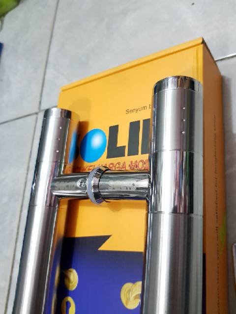 Handle pintu stainless baut tembus SOLID 45cm PROMO