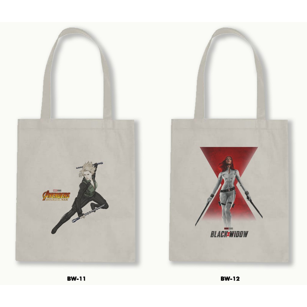 TOTE BAG BLACU - BLACK WIDOW .01