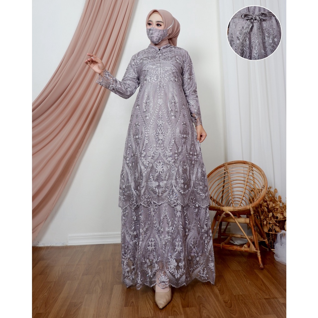 ALD&gt; GAMIS TINGKAT TULLE PREMIUM - BAJU GAMIS TERLARIS KEKINIAN - GAMIS MODERN PESTA DAN KONDANGAN - GAMIS CANTIK MODIS