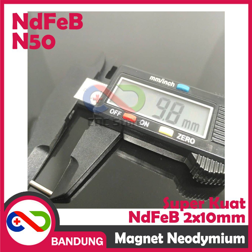 MAGNET NEODYMIUM NDFEB BULAT PERMANEN 2X10MM