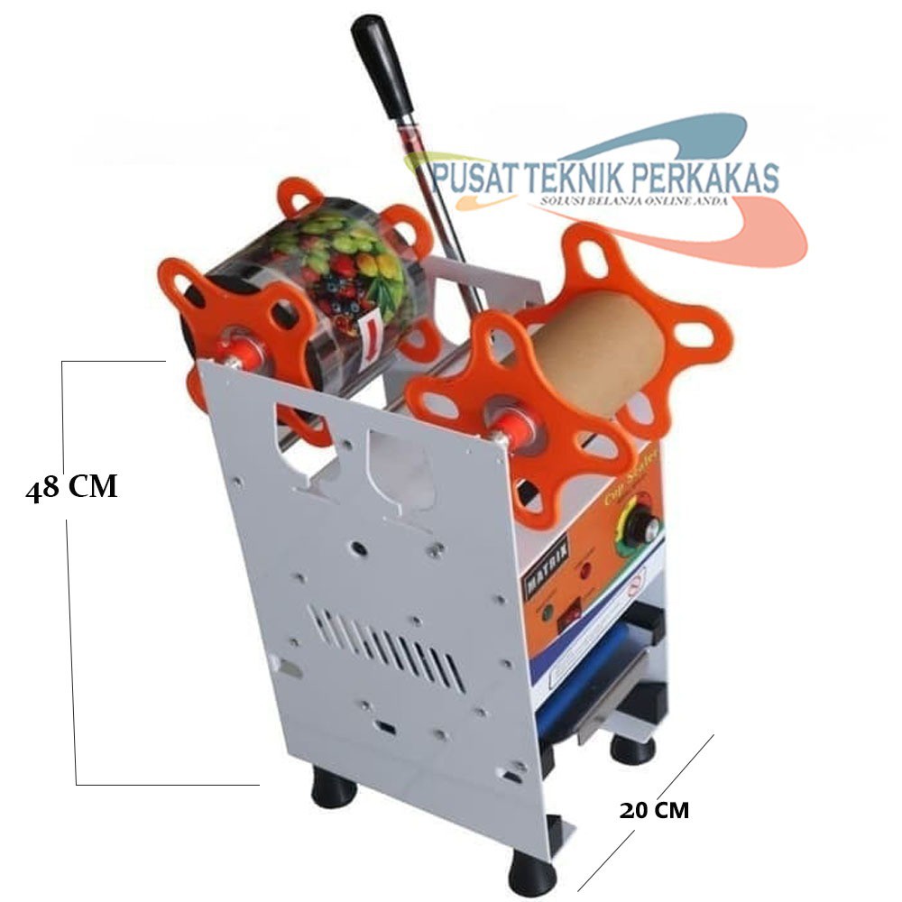 cup sealer matrix. alat press gelas plastic- Mesin Cup Sealer Matrix MTX D1 by Eton - Cup sealer lis