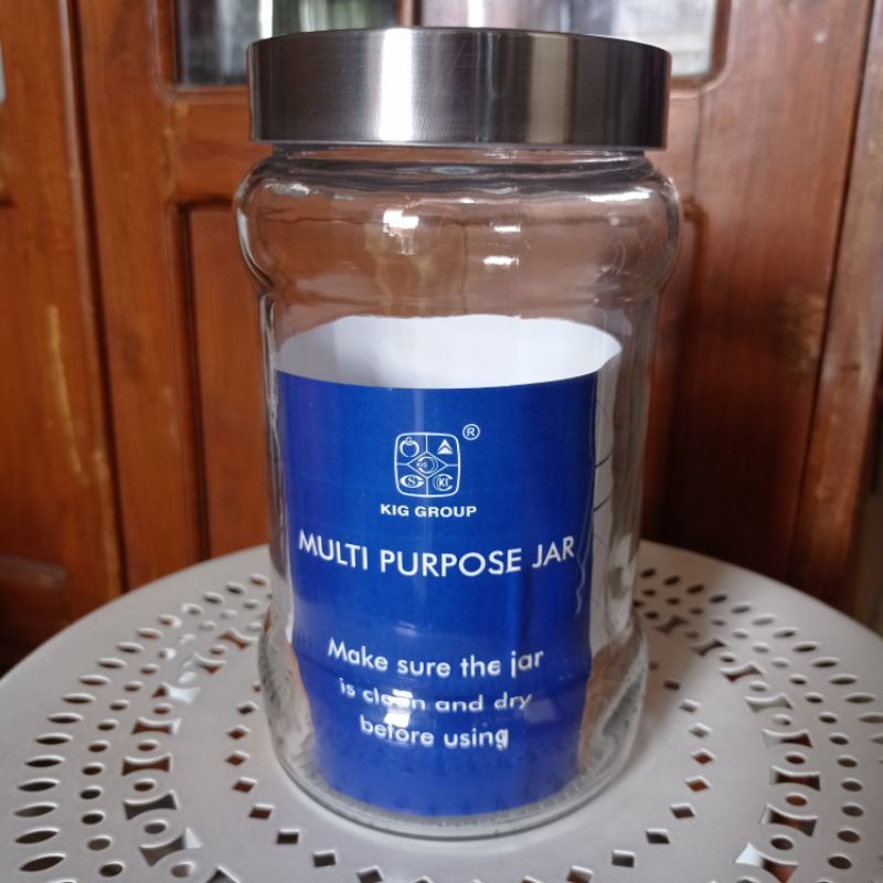 Toples kaca tutup stainless KIG Group