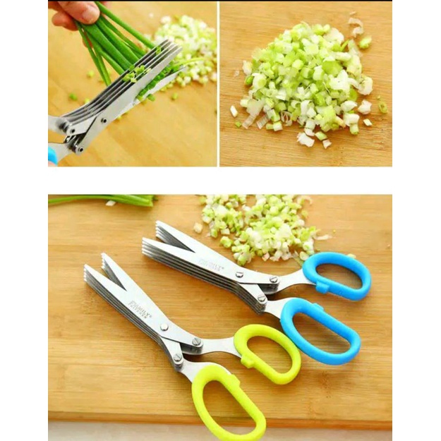 

Gunting Sayur 5 Lapis Gunting serbaguna Gunting Dapur Multifungsii