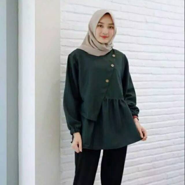 FARLA BLOUSE PREMIUM | BLOUSE IMPORT POLOS | ATASAN MUSLIMAH