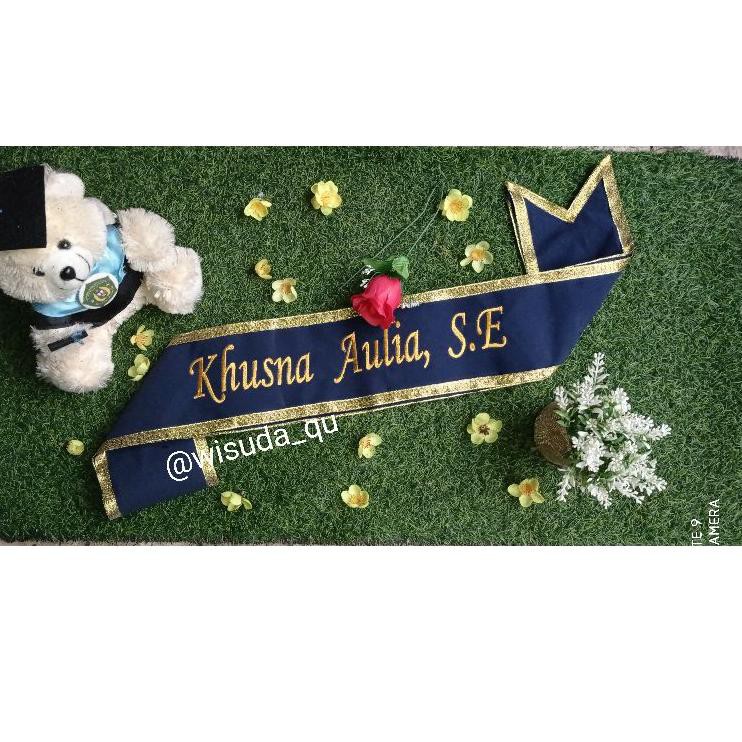 Import Terbaik SELEMPANG WISUDA BLUDRU PITA BORDIR KOMPUTER